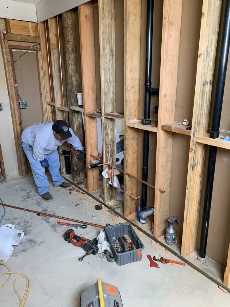 Commercial rough-in plumbing for Gas Line Repair in Bay Park